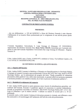 sistema sanitario regionale del piemonte azienda ospedaliero