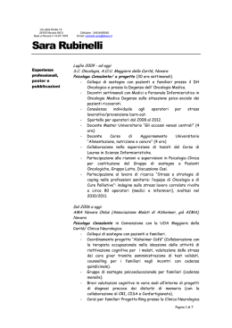 Curriculum Rubinelli 2015