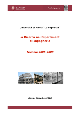 La Ricerca nei Dipartimenti di Ingegneria ()