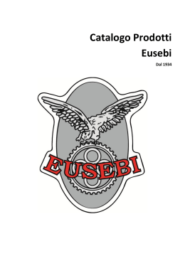 Catalogo Prodotti Eusebi
