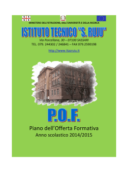 POF 2015-16 - ITAS Sassari