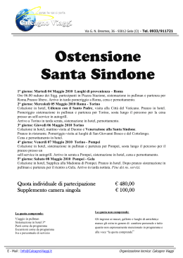 Ostensione Santa Sindone