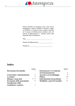 Manuale scambiatori a piastre ispezionabili italiano