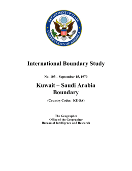 IBS No. 103 - Kuwait (KU) & Saudi Africa (SA) 1970