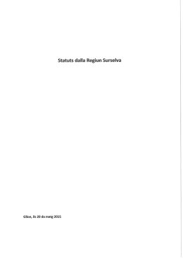 Statuts dalla Regiun Surselva