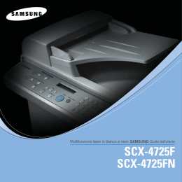 SCX-4725F SCX-4725FN