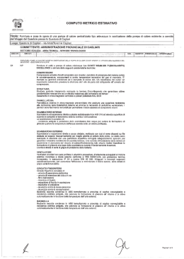 COMPUTO METRICO ESTIMATIVO