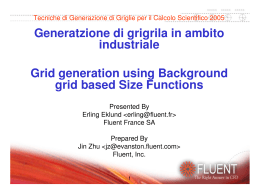 Generatzione di grigrila in ambito industriale Grid generation using