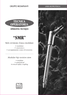 Page 1 Page 2 PROTESI MODUIARE DA REVISIONE &rdquo;SMR