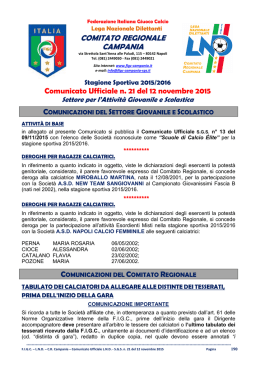 CUN 21 CR CAMPANIA LND - SGS del 12.11.2015
