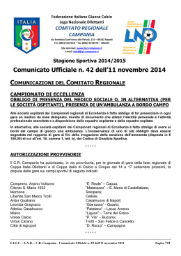 cu 42 2014-2015 - Santa Cecilia official site