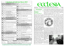 Ecclesia 218 Febbraio 2015