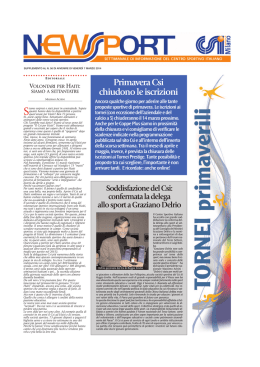 PAGINA 1 - CSI Milano
