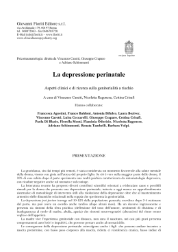 La depressione perinatale - Giovanni Fioriti Editore S.r.l.