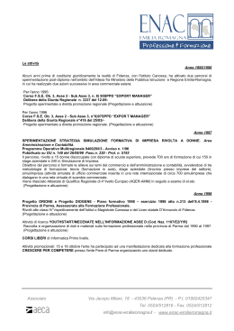 scarica il cv dell`ente