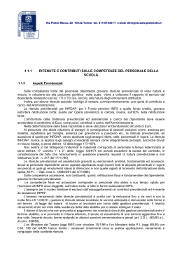 nota - Ufficio Scolastico Regionale Piemonte