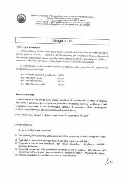 Dipartimento di Specialita Medico Chirurgiche Scienze