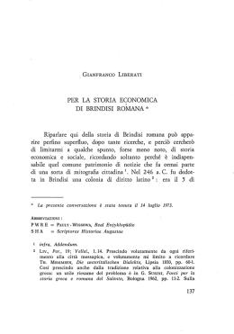 DI BRINDISI ROMANA *