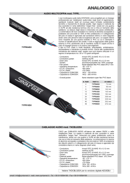 SYNT AX CABLE ANALOGICO