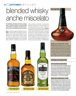Una selezione di diciotto whisky degustati e raccontati