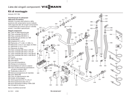 Lista dei singoli componenti Kit di montaggio