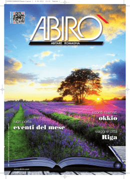 okkio Riga eventi del mese
