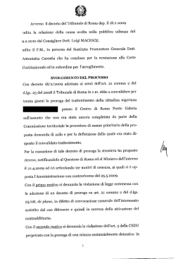 La sentenza