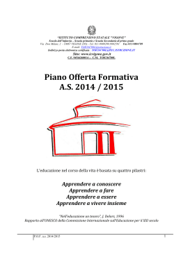 POF 2014-2015 - Istituto Comprensivo di Vigone