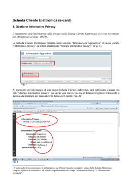 Scheda Cliente Elettronica (e
