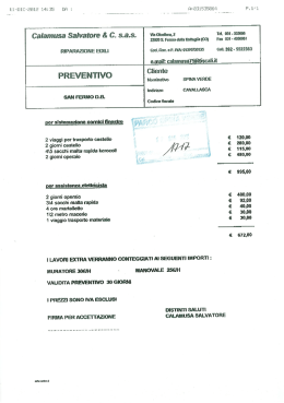 Calamusa Salvatore & C. sas www-1.2 m. 031