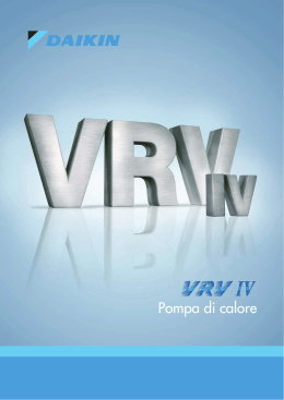 Scarica il Catalogo VRV IV - Sipi Forniture Sipi Forniture
