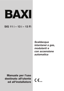 manual Baxi 2/02 - schede