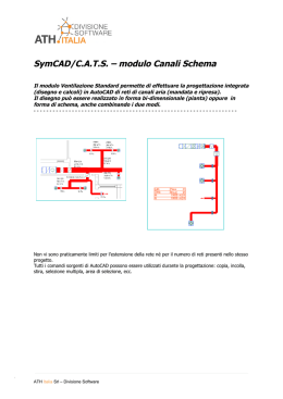 SymCAD/C.A.T.S. &ndash; modulo Canali Schema