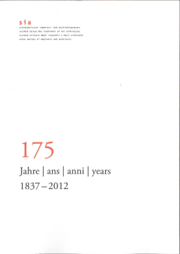 schweizerischer ingenieur- und architektenverein soci&auml;t&auml; suisse des