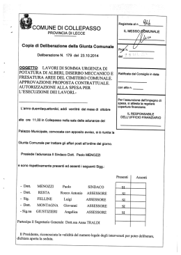 Delibera G.C. n.179-2014