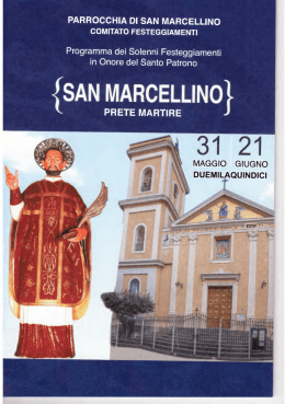 parrocchia di san marcellino prete martire