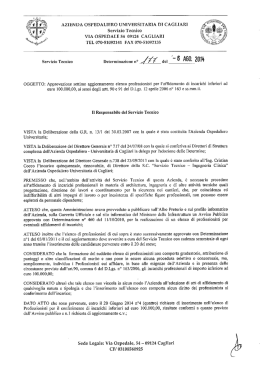 Determinazione n. 177 del 06.08.2014