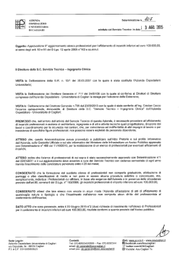 Determinazione n. 107 del 03.08.2015