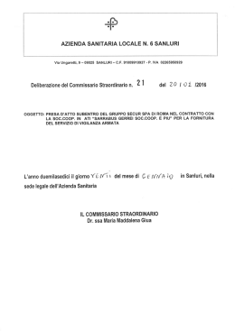 Deliberazione n.21 del 20-01-2016 [file]