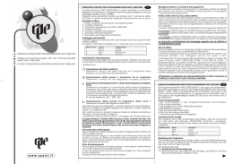 istruzioni di utilizzo per il programmatore vinci v2b01m00