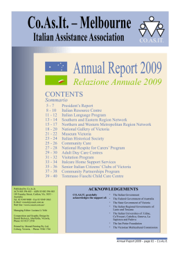 Co.As.It. &ndash; Melbourne