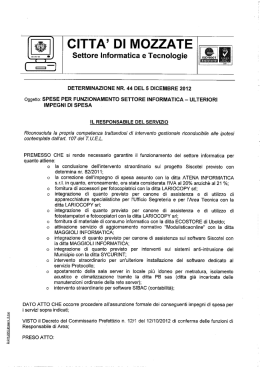 CITTA` DI MOZZATE - Comune di Mozzate