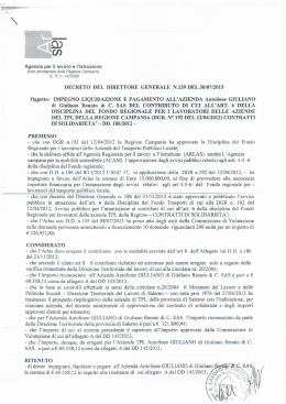 decreto n.139 del 30.07.2015 Giuliano