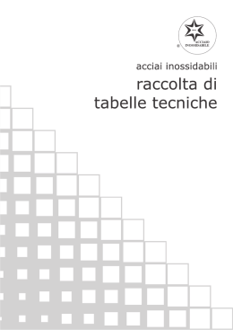 Raccolta Tabelle Tecniche