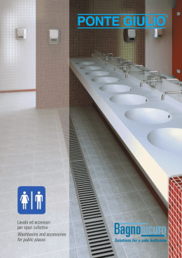 Lavabi e accessori per spazi collettivi