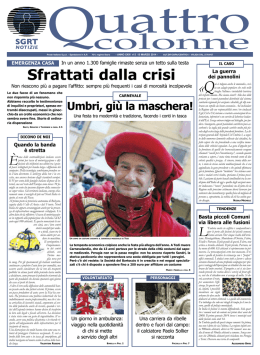 Sfrattati dalla crisi