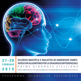 sclerosi multipla e malattia di anderson-fabry - IBIM-CNR