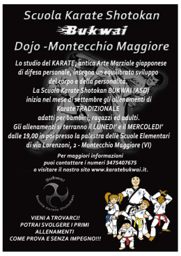 Scuola Karate Shotokan