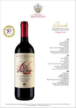 Scarica scheda Tecnica