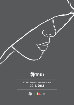 scopri le novit&agrave; . see what`s new - Tre-i